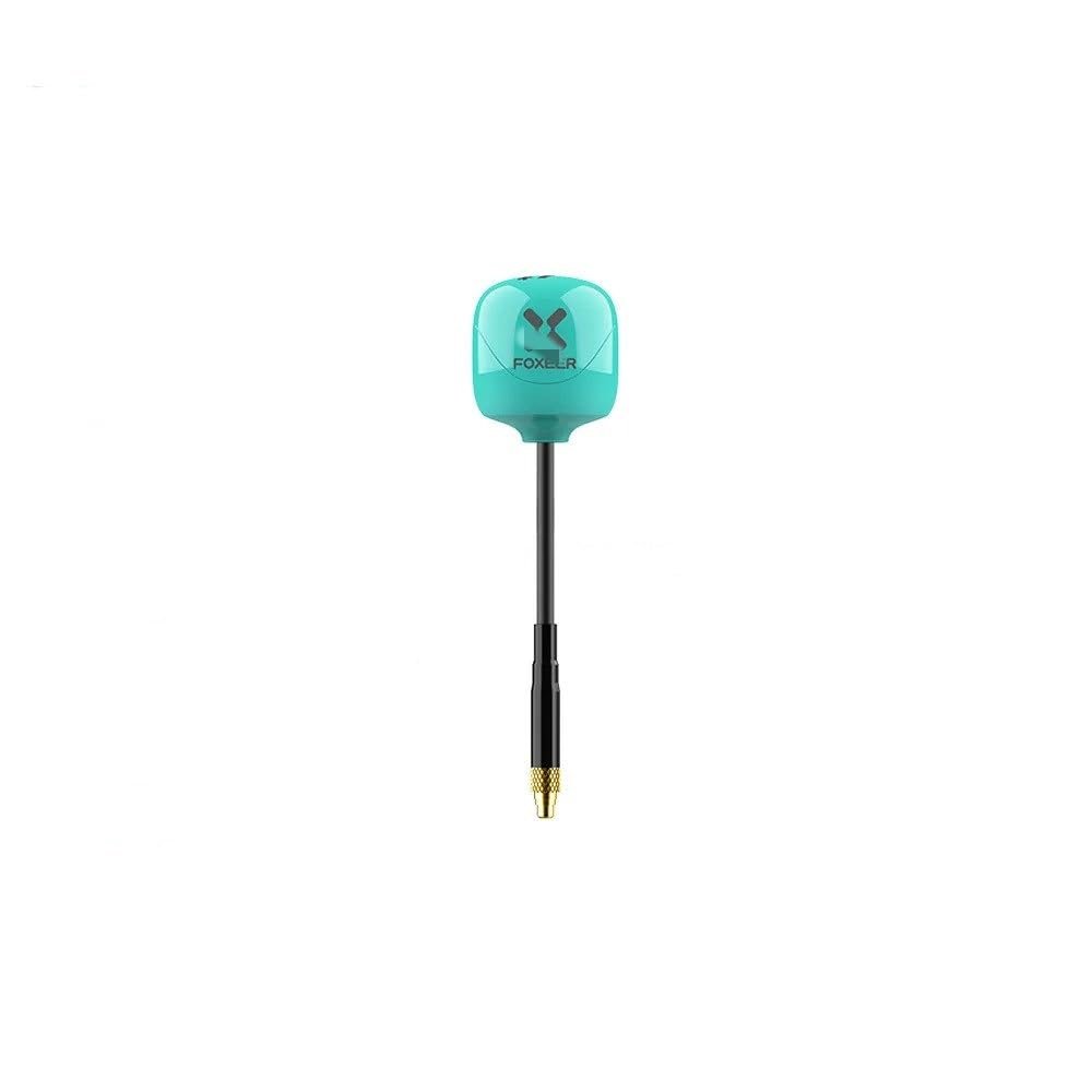 Foxeer Ant Lollipop 4 Plus 4 Plus FPV 2.6Dbi RHCP SMA RPSMA UFL MMCX FPV Omni LDS Compatible With FPV Racing Drones(1PCS TEAL MMCX S)