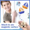 12-Pack Pre-Packaged Nautical Party Favors for Kids, Wooden Sailboat Cutouts with Magnets & Painting Kits, Ahoy Nautical Baby Shower Decorations for Boy & Thank You Gifts for Guests view 4