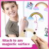 12 Pack Pre-Packaged Rainbow Party Favors for Kids, Wooden Rainbow Cutouts with Magnets & Painting Kits, Thank You for Coming Gifts for Kids view 4