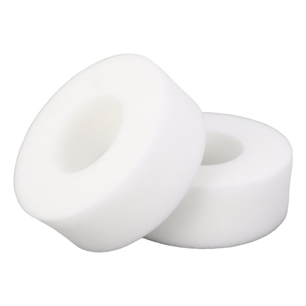BTSEURY RC Car Tire Foam Insert, 1 Pair Secure Support Elastic Shock Absorbing Tire Sponge Insert for RC Crawler Car, RC Crawler Tire Foam Insert (55MM)