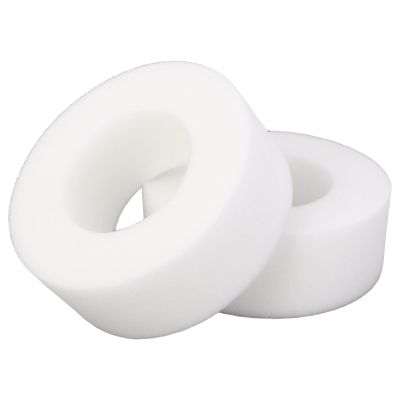BTSEURY RC Car Tire Foam Insert, 1 Pair Secure Support Elastic Shock Absorbing Tire Sponge Insert for RC Crawler Car, RC Crawler Tire Foam Insert (65MM)