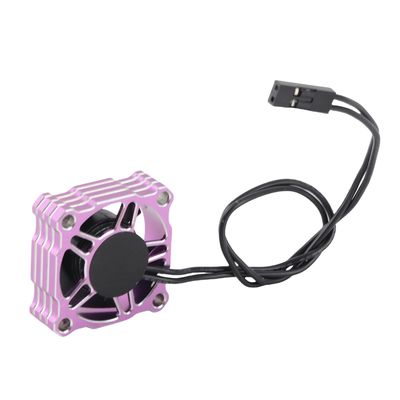 16000RPM Cooling Fan, Small Size Lightweight Fan with Aluminum and Plastic Material for 1/10 1/8 1/12 RC ESC Engine (Purple