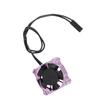 16000RPM Cooling Fan, Small Size Lightweight Fan with Aluminum and Plastic Material for 1/10 1/8 1/12 RC ESC Engine (Purple view 4