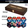 DA VINCI Donald J. Trump 47 Commemorative Poker Chip Set, 100 Chips with Laser Engraved Wooden Case view 2