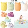 12 PCS Wheat Straw Baby Toys More Than 6 Months, Soft Squeeze Building Blocks Stacking Toys (12PCS-56) view 4
