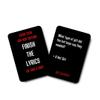 2000-2010 Hip-Hop Edition Finish The Lyrics Card Game view 2