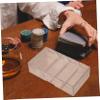 MOLUCKFU Portable Poker Chip Holder Wear-resistant Acrylic Compartment Box for Storage and Transport Compact Design for Daily Gaming Use view 4