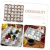 Alasum 1set Easter Decorative Eggs Realistic Simulation Eggs Pulp Tray for Boy Girl for Easter Decoration and Creative Play Activities view 2