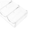 MOLUCKFU 4pcs Portable Poker Chip Tray Clear Wear-resistant Acrylic Storage Organizer for Chips and Cards for and Parties Design Easy Access view 2