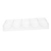 MOLUCKFU 4pcs Portable Poker Chip Tray Clear Wear-resistant Acrylic Storage Organizer for Chips and Cards for and Parties Design Easy Access view 3