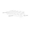 MOLUCKFU 4pcs Portable Poker Chip Tray Clear Wear-resistant Acrylic Storage Organizer for Chips and Cards for and Parties Design Easy Access view 4
