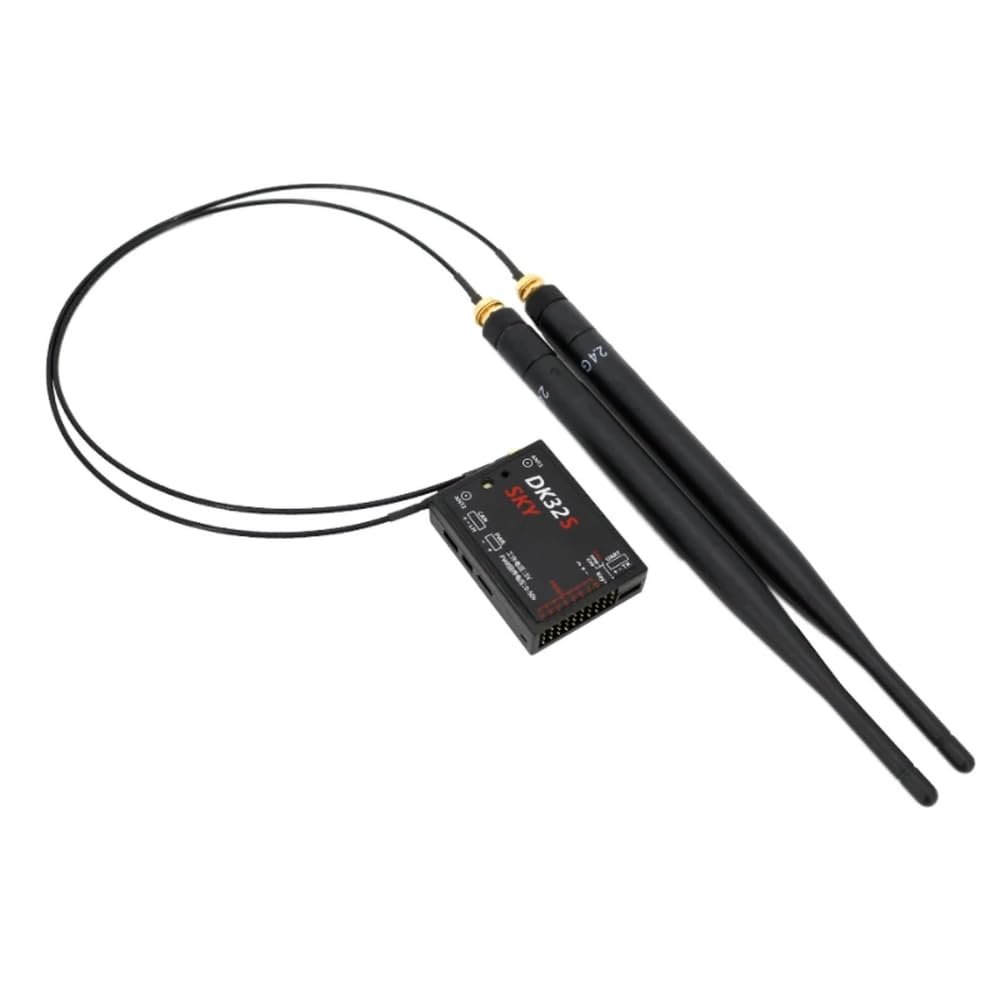 CUIPPWRJ DK32S Receiver Air Unit with Datalink Telemetry Compatible with DK32S Transmitter 2.4G ISM Band 20KM Long Range SBUS PWM PPM(Korea KC Certified)
