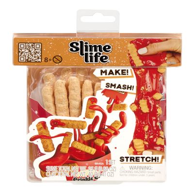 Slime Life French Fries DIY Slime Kit - Unboxing Ingredients to Make, Smash, and Stretch Your Food Slime, Ages 8+