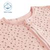 Toddler Sleep Sack with Feet 2T-3T 2 Pack, 100% Cotton Wearable Blanket for Baby, 2-Way Zipper Baby Sleeping Sack with Legs for Boys and Girls, Pink Flower view 4