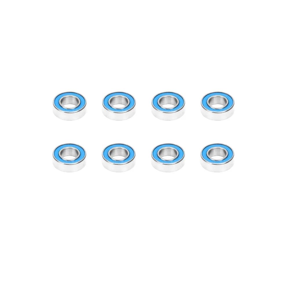 10 * 5 * 4mm Sealed Miniature Ball Bearing Metric Blue Rubber B021 for RC Car 1/10 for HPI WR8 Flux Bullet ST MT RS4