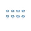 10 * 5 * 4mm Sealed Miniature Ball Bearing Metric Blue Rubber B021 for RC Car 1/10 for HPI WR8 Flux Bullet ST MT RS4 view 1