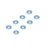 10 * 5 * 4mm Sealed Miniature Ball Bearing Metric Blue Rubber B021 for RC Car 1/10 for HPI WR8 Flux Bullet ST MT RS4 view 2