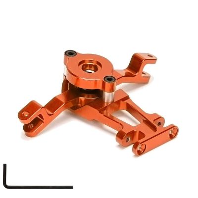 Aluminum Steering Arm Assembly Bell Crank 5344 1Set for 1/10 RC Car for TRA-XXAS for E-Revo VXL 2.2 Brushless for Sl-Ayer Pro for Sum-mit(Orange)