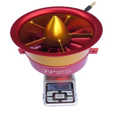 CUIPPWRJ EDF Full Metal Ducted Fan JP 90mm Compatible with 8S KV1050 Motor Compatible with Jet RC Models(1 Set 8S CW)
