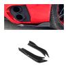 Car Rear Bumper Splitters Aprons Trunk Lip Spoiler Diffuser Wrap Angle Protector ABS Compatible For Ferrari California 2009 2012 2015 2018(Matte Black) view 2