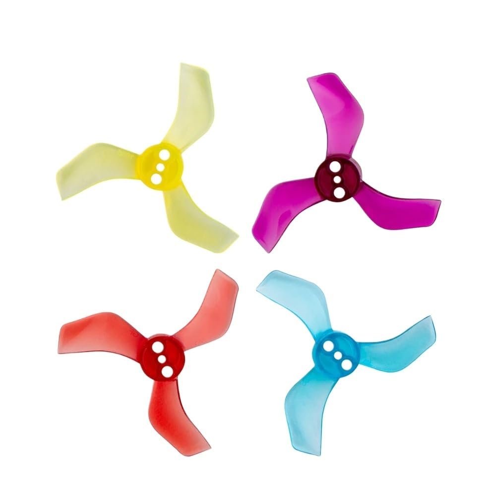 12 Pairs 1635 40mm 3 Propeller 1mm 1.5mm Random Color Compatible With RC FPV Drones DIY Accessories(12PAIRS 1.5MM RANDOM)