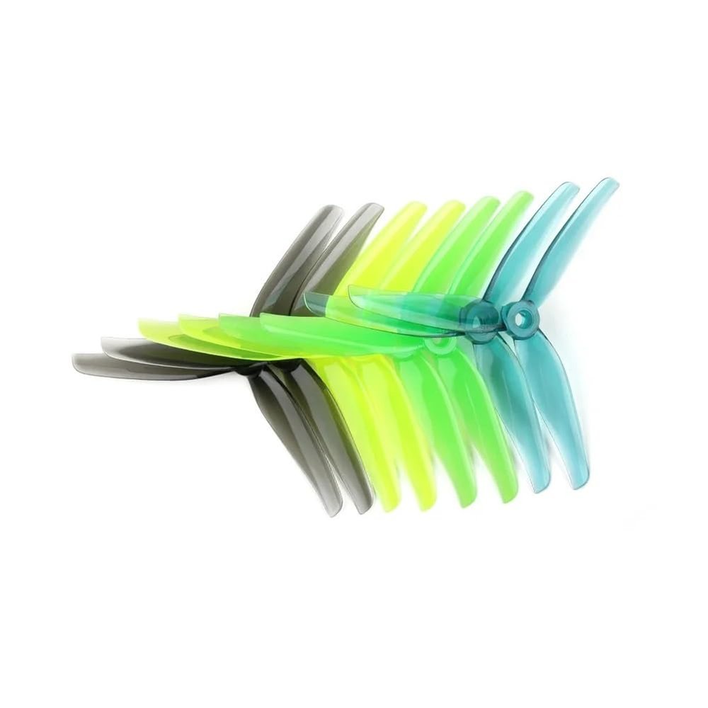 10 Pairs Universal Propeller Compatible With RC Drone F5 3 Freestyle Quadcopter Replacement Parts Lightweight CW CCW Propellers(10PAIRS BLUE)