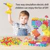 234Pcs Electric Montessori Building Blocks for Toddlers 3-5 4-8, Motorized Gear Construction Toy with Power Drill, STEM Educational Learning Set for Kids, DIY Moving Models, Birthday Gift for Boys view 2