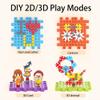 234Pcs Electric Montessori Building Blocks for Toddlers 3-5 4-8, Motorized Gear Construction Toy with Power Drill, STEM Educational Learning Set for Kids, DIY Moving Models, Birthday Gift for Boys view 4