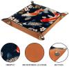PU Leather DND Dice Trays Portable Dice Rolling Tray Large Storage Tray for Desktop Storage and RPG Board Games, Koi Fish view 3