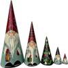 OUFEIJIA Stacking Dolls Resin Russian Nesting Dolls 10 Piece Set Standing Nesting Dolls Cone Russian Nesting Dolls for Boys Christmas Decorations view 1