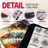 1080 Pockets Football Card Binder 9 Pocket, Trading Card Binder with 60 Page Removable Sleeves, Zipper Card Book Album Holder[PROTECTIVE][PLEASANT TOUCH SURFACE] view 3