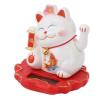 Solar Fortune Cat, Prosperous Life Waving Chinese Cat Solar Powered Lucky Cat for Home Office, Car Decor (2314A) view 2