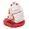 Solar Fortune Cat, Prosperous Life Waving Chinese Cat Solar Powered Lucky Cat for Home Office, Car Decor (2314A) view 3