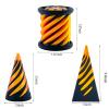 3 Pack Spiral Cone Fidget Toy, Pyramid Passthrough Sculpture, Mini Cones Pass Through Pyramid Fidget Toy for Stress and Anxiety Relief (Pink) view 2