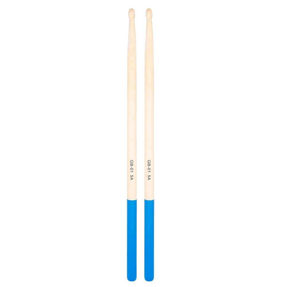 1Pair 5A/7A Drum Stick Comfortable Hand Grip Drumstick Nonslip Light Weight Maple Wood Drumsticks For Drummer Beginner