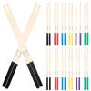 1Pair 5A/7A Drum Stick Comfortable Hand Grip Drumstick Nonslip Light Weight Maple Wood Drumsticks For Drummer Beginner view 2