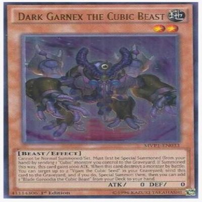 yugioh - Dark Garnex The Cubic Beast (MVP1-EN033) 1st Edition Ultra Rare - The Dark Side of Dimensions Movie Pack