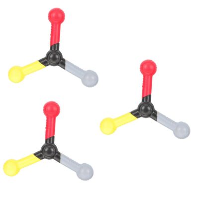 BESPORTBLE 3pcs Hand-Eye Coordination Training Stick for Reaction Speed Improvement Difficulty Levels Suitable for Athletes and Boys and Girls Red Yellow Gray