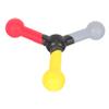 BESPORTBLE 3pcs Hand-Eye Coordination Training Stick for Reaction Speed Improvement Difficulty Levels Suitable for Athletes and Boys and Girls Red Yellow Gray view 3