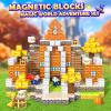 80PCS Magnetic Blocks - Build Mine Magnet World Magic World Adventure Set, 1 Magnet Cubes Kids Sensory Toys for Kids Age 3-5 5-7 8-12, Building Blocks Gift for 3 4 5 6 7 8 9 10 Year Old Boys & Girls view 4