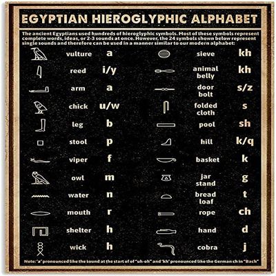 1000 Piece Egyptian Hieroglyphic Alphabet Great Jigsaw Puzzles for Adults Dog Puzzles for Adults Toys Gift Family Decoration Puzzles