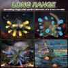 Tactical Toy-Grenade for CS Battle Game,8Pcs Fall Resistant Refillable Fun Impact,Hand Fake Grenade Toy with 100 Foam Ammo for 14+ Outdoor Sport,Black view 3
