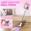 SMILESSKIDDO Kids Vacuum That Really Works - 3-in-1 Toy Vacuum with Real Suction, Apron, Cleaning Cloth, Duster & Colorful Beads, Toddler Cleaning Toy Set, Housekeeping Toy Gifts for Girls & Boys view 3
