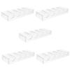 Gogogmee 5pcs Box Professional Poker Chip Holder Acrylic Poker Chip Tray Card Sorting Tray view 1