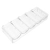 Gogogmee 5pcs Box Professional Poker Chip Holder Acrylic Poker Chip Tray Card Sorting Tray view 3