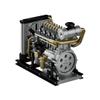 BrickCraftWorks 1/10 DIY Simulation Electric Car Engine Model That Run, Mini Metal OHV Inline Four-Cylinder Engine Model with Cooling System Educational Toys Gifts (300+PCS) view 4