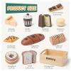 kienvy 10 PCS Bakery Wooden Play Food Set for Kids Kitchen, Wooden Food Cutting Toys, Pretend Play Kitchen Food Toy Accessories with Storage Box, Christmas Birthday Present for Toddlers & Kids Ages 3+ view 2