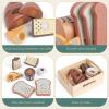 kienvy 10 PCS Bakery Wooden Play Food Set for Kids Kitchen, Wooden Food Cutting Toys, Pretend Play Kitchen Food Toy Accessories with Storage Box, Christmas Birthday Present for Toddlers & Kids Ages 3+ view 4