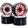 HOBBYSOUL 2.2 Beadlock Wheels Negative Offset Rims Wide 40mm for RC 1/10 Crawler SCX10 Capra TRX4 AMG 6x6 Upgrades, HS701579 view 1