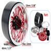 HOBBYSOUL 2.2 Beadlock Wheels Negative Offset Rims Wide 40mm for RC 1/10 Crawler SCX10 Capra TRX4 AMG 6x6 Upgrades, HS701579 view 2